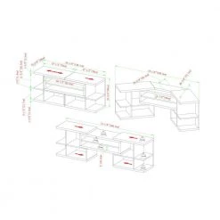 55-78 in. English Oak Wood Modern Adjustable TV Stand for TVs Up to 82 in. by Welwick Designs 26 55-78 in. English Oak Wood Modern Adjustable TV Stand for TVs Up to 82 in. by Welwick Designs -Deals Welwick Designs Store english oak welwick designs tv stands hd9377 76 1000