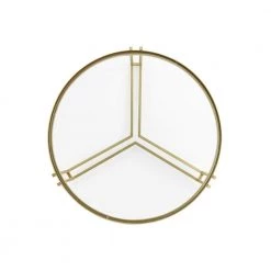 33 in. Gold Metal Modern Glam Round Glass Tray-Top Coffee Table by Welwick Designs -Deals Welwick Designs Store gold welwick designs coffee tables hd9267 a0 1000