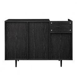 Graphite Wood Modern Bar Storage Cabinet with Reversible Bottle Shelves by Welwick Designs -Deals Welwick Designs Store graphite welwick designs sideboards buffet tables hd9373 66 1000