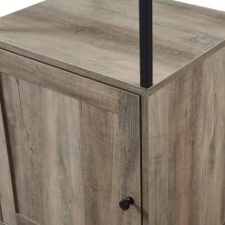 64 in. Gray Wash Wood and Metal 3-Shelf Accent Bookcase with 1-Door by Welwick Designs 13 64 in. Gray Wash Wood and Metal 3-Shelf Accent Bookcase with 1-Door by Welwick Designs -Deals Welwick Designs Store gray wash welwick designs bookcases bookshelves hd8643 1d 1000