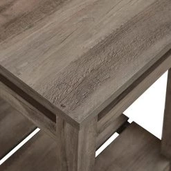 15.75 in. Grey Wash Wood Farmhouse Side Table with Lower Plank Shelf by Welwick Designs -Deals Welwick Designs Store gray wash welwick designs end side tables hd8763 1d 1000