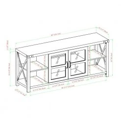 60 in. Gray Wash Composite TV Stand (Max tv size 68 in.) by Welwick Designs -Deals Welwick Designs Store gray wash welwick designs tv stands hd8349 40 1000