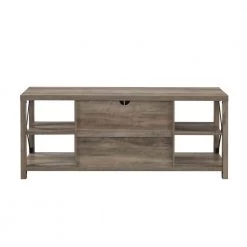 60 in. Gray Wash Composite TV Stand (Max tv size 68 in.) by Welwick Designs -Deals Welwick Designs Store gray wash welwick designs tv stands hd8349 66 1000