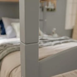 Solid Wood Twin over Twin Bunk Bed + Storage/Trundle Bed - Grey by Welwick Designs -Deals Welwick Designs Store gray welwick designs bunk beds hd8445 1d 1000