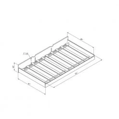 Solid Wood Twin over Twin Bunk Bed + Storage/Trundle Bed - Grey by Welwick Designs -Deals Welwick Designs Store gray welwick designs bunk beds hd8445 31 1000