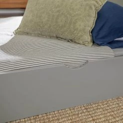 Solid Wood Twin over Twin Bunk Bed + Storage/Trundle Bed - Grey by Welwick Designs -Deals Welwick Designs Store gray welwick designs bunk beds hd8445 c3 1000