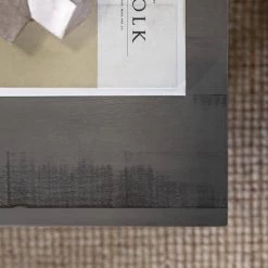 22 in. Grey and Brown Solid Wood Distressed Farmhouse Trestle Side Table by Welwick Designs -Deals Welwick Designs Store grey and brown welwick designs end side tables hd8766 a0 1000