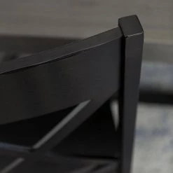 5-Piece Meridian Grey/Black Farmhouse Dining Set Seats 4 by Welwick Designs -Deals Welwick Designs Store grey black welwick designs dining room sets hd9422 4f 1000