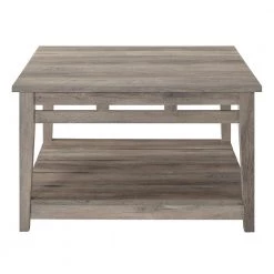 30 in. Grey Wash Wood Farmhouse Coffee Table with Lower Plank Shelf by Welwick Designs 13 30 in. Grey Wash Wood Farmhouse Coffee Table with Lower Plank Shelf by Welwick Designs -Deals Welwick Designs Store grey wash welwick designs coffee tables hd8775 66 1000