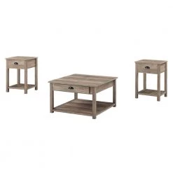 3 Piece Grey Wash Wood Rustic Living Room Set by Welwick Designs -Deals Welwick Designs Store grey wash welwick designs coffee tables hd9021 a0 1000