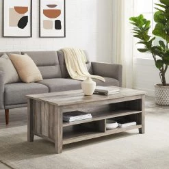 48 in. Grey Wash Transitional Rectangle Wood Coffee Table with Shelf by Welwick Designs 11 48 in. Grey Wash Transitional Rectangle Wood Coffee Table with Shelf by Welwick Designs -Deals Welwick Designs Store grey wash welwick designs coffee tables hd9288 31 1000