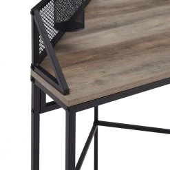 42 in. Corner Grey Wash Computer Desks with Cable Management by Welwick Designs 12 42 in. Corner Grey Wash Computer Desks with Cable Management by Welwick Designs -Deals Welwick Designs Store grey wash welwick designs computer desks hd8157 1d 1000