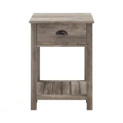 Grey Wash Country One-Drawer Side Table by Welwick Designs 14 Grey Wash Country One-Drawer Side Table by Welwick Designs -Deals Welwick Designs Store grey wash welwick designs end side tables hd8181 66 1000