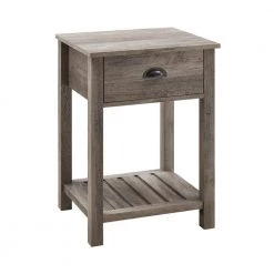 Grey Wash Country One-Drawer Side Table by Welwick Designs 15 Grey Wash Country One-Drawer Side Table by Welwick Designs -Deals Welwick Designs Store grey wash welwick designs end side tables hd8181 77 1000