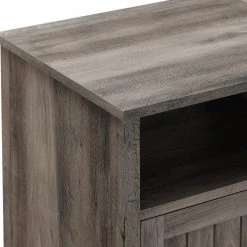 Grey Wash Modern End Table With Open Shelf and 1-Door by Welwick Designs -Deals Welwick Designs Store grey wash welwick designs end side tables hd8185 1d 1000