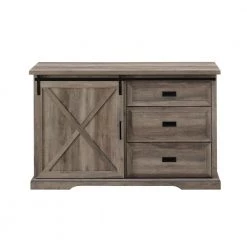 Grey Wash Wood Sideboard with Sliding Barn Door by Welwick Designs -Deals Welwick Designs Store grey wash welwick designs sideboards buffet tables hd8658 4f 1000