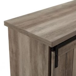 Grey Wash Wood Sideboard with Sliding Grooved Door by Welwick Designs -Deals Welwick Designs Store grey wash welwick designs sideboards buffet tables hd8661 1d 1000