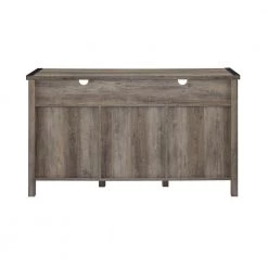 52 in. Grey Wash Composite TV Stand Fits TVs Up to 56 in. with Storage Doors by Welwick Designs -Deals Welwick Designs Store grey wash welwick designs tv stands hd8167 66 1000