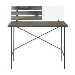 42 in. Rectangular Grey Wash Writing Desks with Storage by Welwick Designs -Deals Welwick Designs Store grey wash welwick designs writing desks hd8204 77 1000