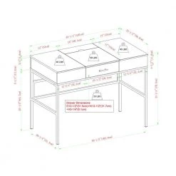 42 in. Rectangle Grey Wash Wood and Metal 1-Drawer Lift-Top Computer Desk with Media Stand by Welwick Designs 11 42 in. Rectangle Grey Wash Wood and Metal 1-Drawer Lift-Top Computer Desk with Media Stand by Welwick Designs -Deals Welwick Designs Store grey wash welwick designs writing desks hd9141 40 1000