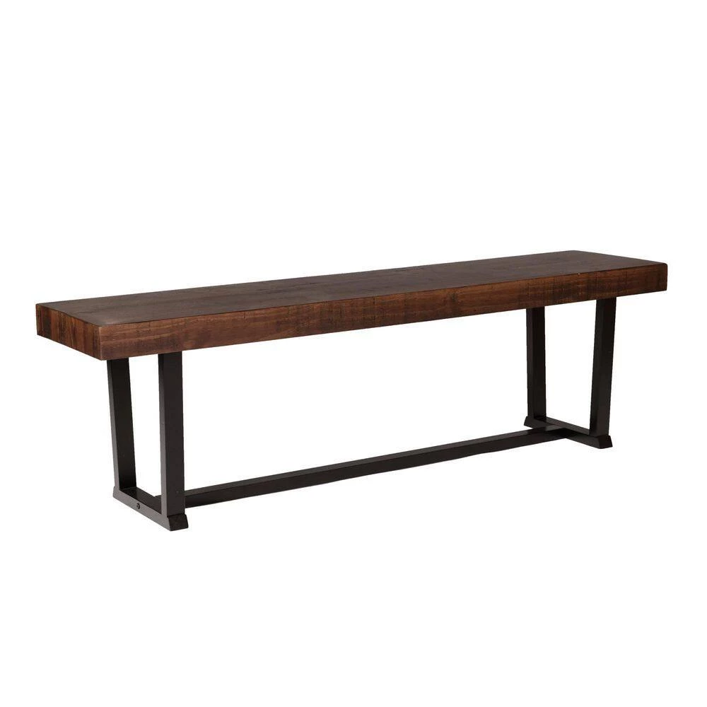 3-Piece Mahogany/Black Farmhouse Dining Set Seats 4 by Welwick Designs 9 3-Piece Mahogany/Black Farmhouse Dining Set Seats 4 by Welwick Designs - Image 9