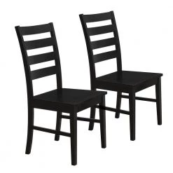 5-Piece Mahogany/Black Farmhouse Dining Set Seats 4 by Welwick Designs 14 5-Piece Mahogany/Black Farmhouse Dining Set Seats 4 by Welwick Designs -Deals Welwick Designs Store mahogany black welwick designs dining room sets hd9417 1d 1000