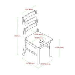 6-Piece Mahogany/Black Farmhouse Dining Set Seats 6 by Welwick Designs -Deals Welwick Designs Store mahogany black welwick designs dining room sets hd9419 76 1000