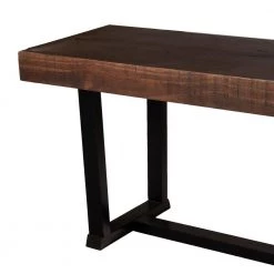 6-Piece Meridian Mahogany/Black Farmhouse Dining Set Seats 6 by Welwick Designs 17 6-Piece Meridian Mahogany/Black Farmhouse Dining Set Seats 6 by Welwick Designs -Deals Welwick Designs Store mahogany black welwick designs dining room sets hd9425 1d 1000