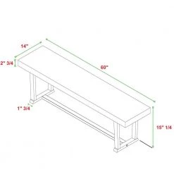 6-Piece Meridian Mahogany/Black Farmhouse Dining Set Seats 6 by Welwick Designs 23 6-Piece Meridian Mahogany/Black Farmhouse Dining Set Seats 6 by Welwick Designs -Deals Welwick Designs Store mahogany black welwick designs dining room sets hd9425 fa 1000