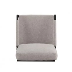 Mushroom Fabric and Metal Urban Modern Lounge Chair by Welwick Designs -Deals Welwick Designs Store mushroom black welwick designs accent chairs hd9461 a0 1000