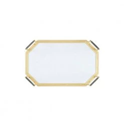 Pale Gold Metal and Mirrors Modern Glam Accent Table by Welwick Designs -Deals Welwick Designs Store pale gold welwick designs console tables hd9396 1d 1000