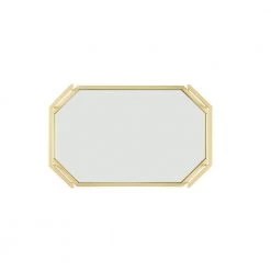 Pale Gold Metal and Mirrors Modern Glam Accent Table by Welwick Designs -Deals Welwick Designs Store pale gold welwick designs console tables hd9396 a0 1000