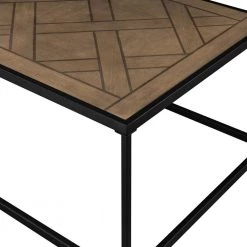 48 in. Parquet Veneer Modern Rectangle Wooden Coffee Table by Welwick Designs -Deals Welwick Designs Store parquet veneer welwick designs coffee tables hd9457 4f 1000