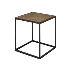 20 in. Parquet Veneer Square Wooden Modern End Table by Welwick Designs -Deals Welwick Designs Store parquet veneer welwick designs end side tables hd9456 40 1000