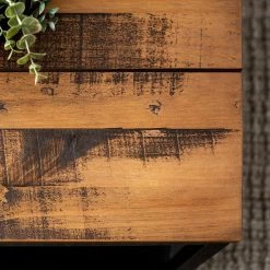 48 in. Brown/Black Large Rectangle Wood Coffee Table with Shelf by Welwick Designs -Deals Welwick Designs Store reclaimed barnwood black welwick designs coffee tables hd8007 1d 1000