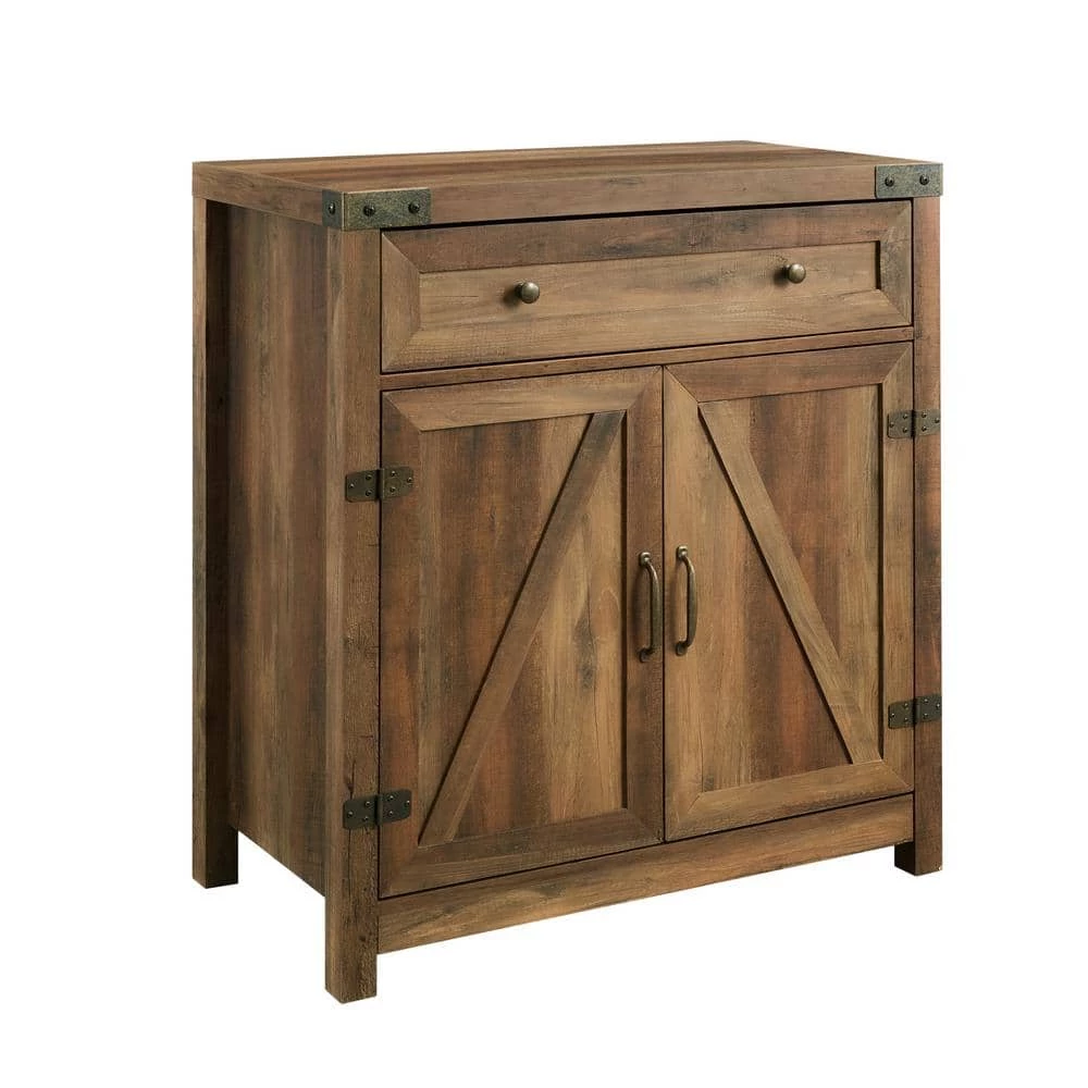 Barnwood Collection 30 in. Barnwood Accent Cabinet with Barn Doors by Welwick Designs 6 Barnwood Collection 30 in. Barnwood Accent Cabinet with Barn Doors by Welwick Designs - Image 6