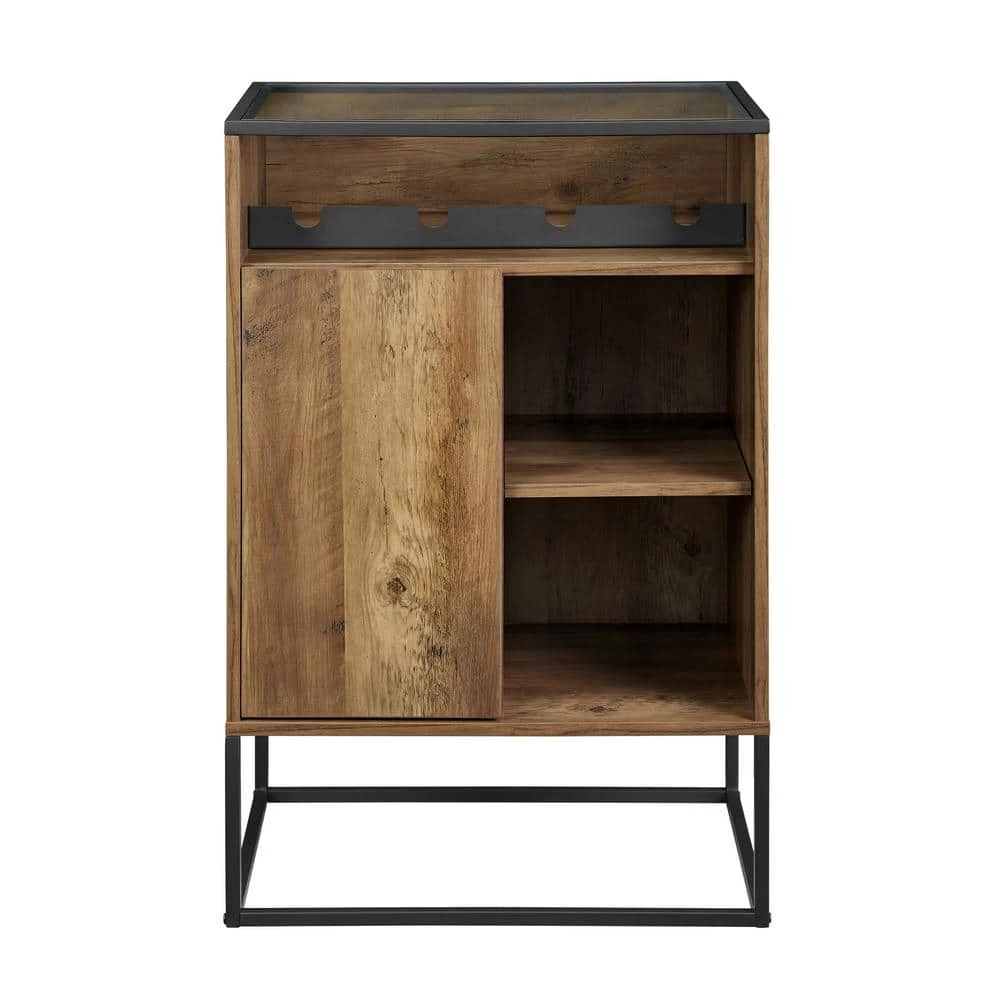 Reclaimed Barnwood Wood Bar Cabinet with Optional Wine Rack by Welwick Designs 1 Reclaimed Barnwood Wood Bar Cabinet with Optional Wine Rack by Welwick Designs