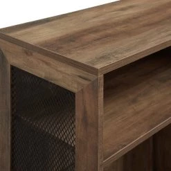 40.25 in. Reclaimed Barn Wood 6-shelf Standard Bookcase with Adjustable Shelves by Welwick Designs -Deals Welwick Designs Store reclaimed barnwood welwick designs bookcases bookshelves hd8292 1d 1000