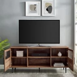 58 in. Reclaimed Barnwood Composite TV Stand Fits TVs Up to 64 in. with Storage Doors by Welwick Designs 14 58 in. Reclaimed Barnwood Composite TV Stand Fits TVs Up to 64 in. with Storage Doors by Welwick Designs -Deals Welwick Designs Store reclaimed barnwood welwick designs tv stands hd8341 1d 1000