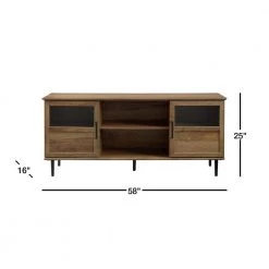 58 in. Reclaimed Barnwood Composite TV Stand Fits TVs Up to 64 in. with Storage Doors by Welwick Designs 18 58 in. Reclaimed Barnwood Composite TV Stand Fits TVs Up to 64 in. with Storage Doors by Welwick Designs -Deals Welwick Designs Store reclaimed barnwood welwick designs tv stands hd8341 4f 1000