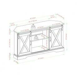 52 in. Reclaimed Barnwood and Solid White Wood Farmhouse Corner TV Stand with 2-Sliding Barn Doors fits TVs up to 58 in. by Welwick Designs 6 52 in. Reclaimed Barnwood and Solid White Wood Farmhouse Corner TV Stand with 2-Sliding Barn Doors fits TVs up to 58 in. by Welwick Designs -Deals Welwick Designs Store reclaimed barnwood welwick designs tv stands hd8884 40 1000