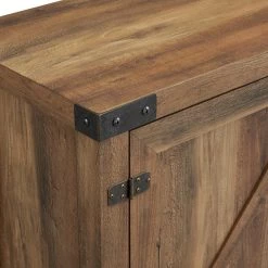 70 in. Reclaimed Barnwood Farmhouse Double Barn Door Fireplace TV Stand Fits TVs up to 80 in. by Welwick Designs -Deals Welwick Designs Store reclaimed barnwood welwick designs tv stands hd9176 1d 1000