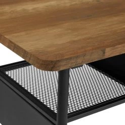 44 in. Rectangular Reclaimed Barnwood and Metal Writing Desk with Mesh Cubby by Welwick Designs -Deals Welwick Designs Store reclaimed barnwood welwick designs writing desks hd8833 1d 1000