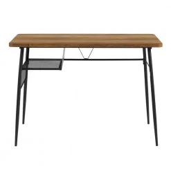 44 in. Rectangular Reclaimed Barnwood and Metal Writing Desk with Mesh Cubby by Welwick Designs -Deals Welwick Designs Store reclaimed barnwood welwick designs writing desks hd8833 66 1000