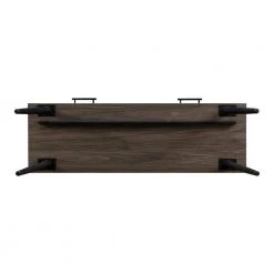 44 in. Slate Grey Angled Rectangle Wood Modern Console Table with 2-Drawers by Welwick Designs -Deals Welwick Designs Store slate grey welwick designs console tables hd9280 1d 1000