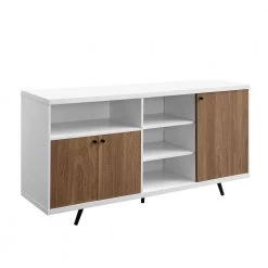 60" 3- Door Sideboard - Solid White/English Oak by Welwick Designs 13 60" 3- Door Sideboard - Solid White/English Oak by Welwick Designs -Deals Welwick Designs Store solid white english oak welwick designs sideboards buffet tables hd8470 66 1000