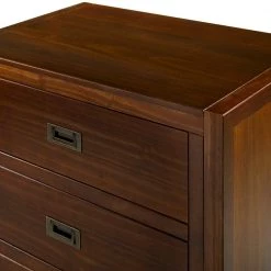 40" Classic Solid Wood 4-Drawer Chest - Walnut by Welwick Designs -Deals Welwick Designs Store walnut welwick designs chest of drawers hd8417 1d 1000