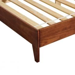 Solid Wood Walnut King Platform Bed by Welwick Designs -Deals Welwick Designs Store walnut welwick designs platform beds hd8024 c3 1000