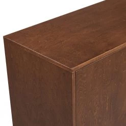 Walnut 70 in. Mid-century Modern 3-Drawer and 2-Door Sideboard by Welwick Designs -Deals Welwick Designs Store walnut welwick designs sideboards buffet tables hd8493 1d 1000