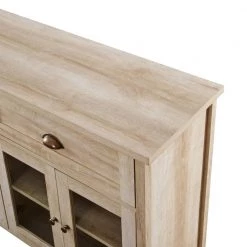 White Oak and Glass Transitional Farmhouse 4 Door Sideboard with 2-Drawers by Welwick Designs 15 White Oak and Glass Transitional Farmhouse 4 Door Sideboard with 2-Drawers by Welwick Designs -Deals Welwick Designs Store white oak welwick designs sideboards buffet tables hd8978 1f 1000